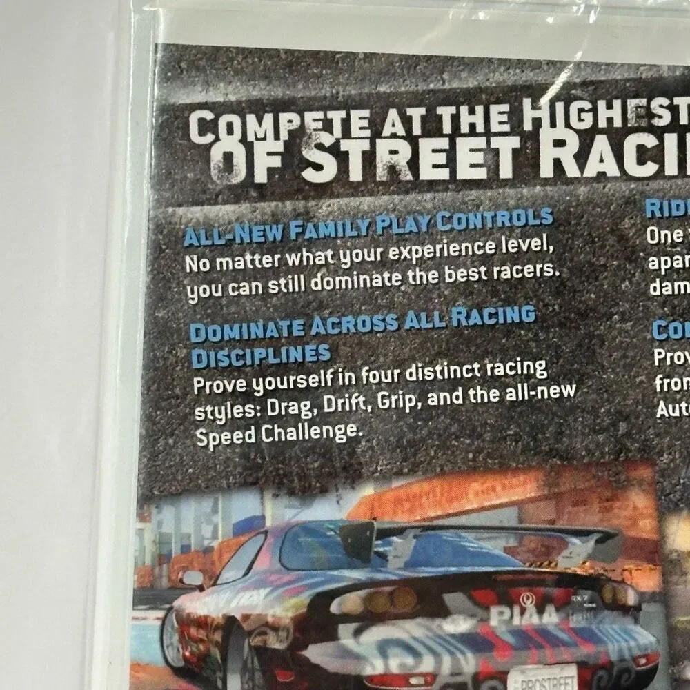 Nintendo Wii Game Need for Speed: Prostreet New
